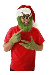 Disfraces de fiesta Grinch Gloves Green Para Adultos