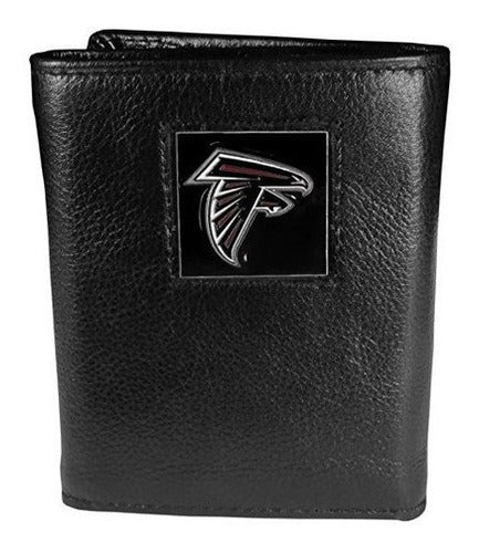 Cartera triple de Cuero Genuino para hombre