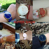 Yunanwa 10 Pack Mujeres Hombres Relojes De Platino Unisex