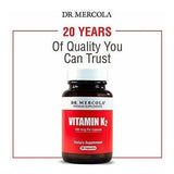 Suplemento De Vitamina K2 De Dr. Mercola - 30 Cápsulas -