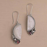 Pendientes colgantes de plata esterlina