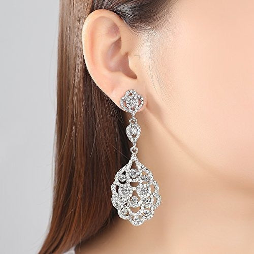 Aretes Pendientes Colgantes De Lágrima