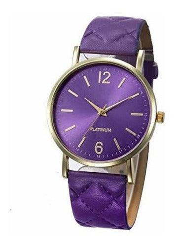 Yunanwa 10 Pack Mujeres Hombres Relojes De Platino Unisex