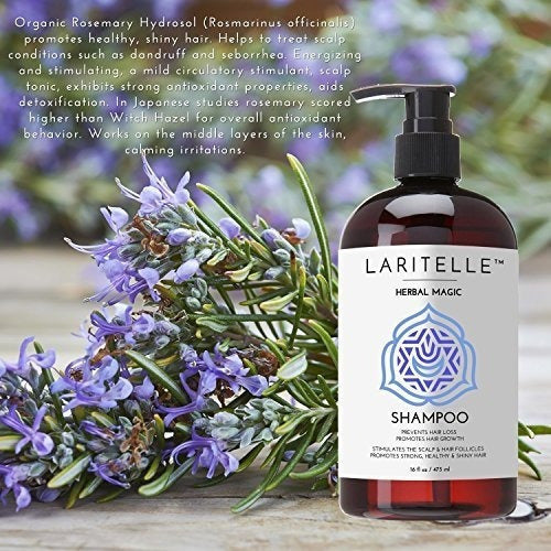 Laritelle Organic Champú Hipoalergénico Sin Perfume 17.5 Oz