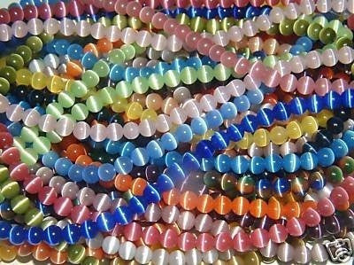 Cuentas De Ojo De Gato Surtidas Cat 4mm 4 Mm