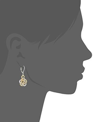 Pendientes Largos De 18 Quilates Chapados En Oro Amarillo