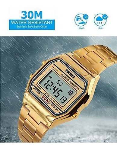 Reloj Clásico UnisexDigital Multifunción