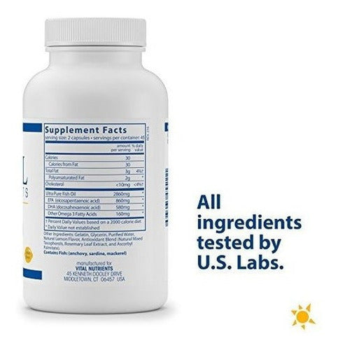 Aceite De Pescado Ultra Puro 800