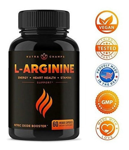 Suplemento De Óxido Nítrico De Arginina 1500mg