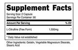 Cápsulas Nutricost L-Citrulina. Sin gluten