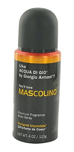Pulverizador corporal para hombre (4 onzas)