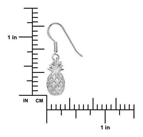 Pendientes De Piña De Plata Esterlina