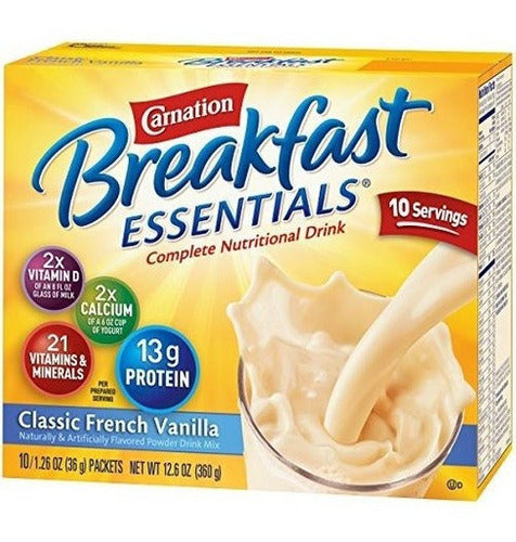 Desayuno instantáneo French Vanilla 10 ct 2 Pack