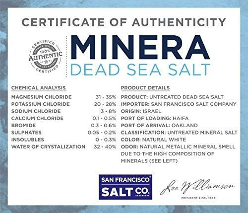 Minera Sal del Mar Muerto 15 Lb.