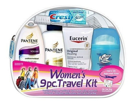 Kits De Conveniencia Kit De Viaje Pantene Deluxe De 9 Piezas