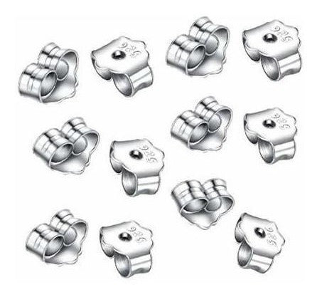 50 Piezas Auténticas Pendientes De Seguridad De Aretes De