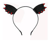 Disfraces diadema con orejas de murciélago negro