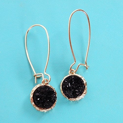 Pendientes de aros colgantes de gota para mujer