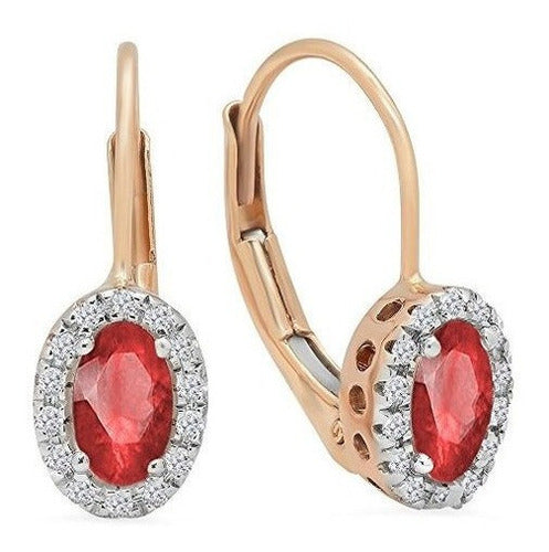 Aretes para damas de diamante
