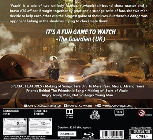 Wazir bluray