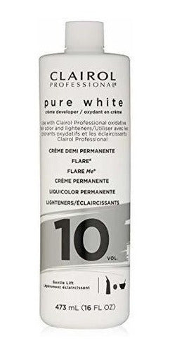 Clairol Professional Pure White 10vol Crème Developer, 16