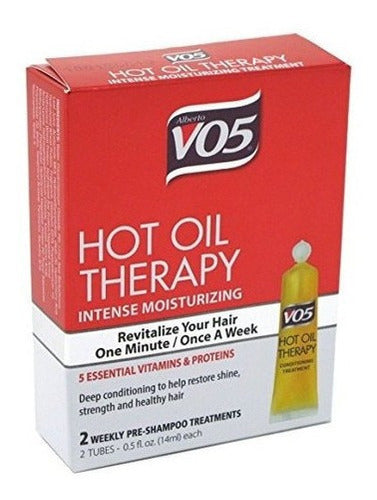 V05 Aceite Caliente Hidratante, 2 Tubos, 0.5 Oz