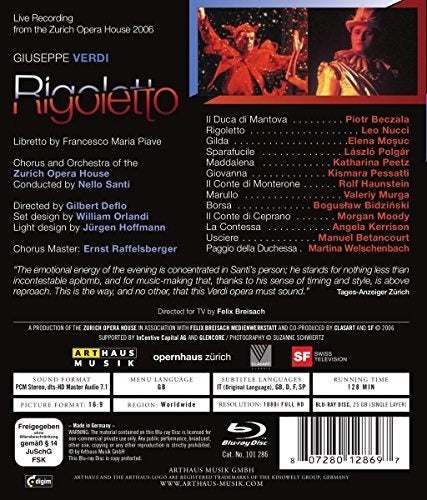 Verdi: Rigoletto [blu-ray]
