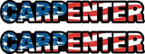 Carpintero paquete de 2 Bandera de EE UU