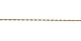 Collar Enlace Singapur Carats De Hielo 14k Oro Amarillo 1mm