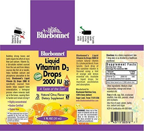 Vitamina D3 Gotas 2000  Cítricos 1