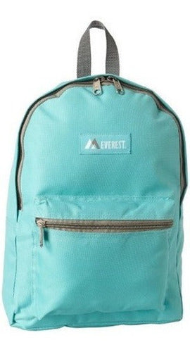 Mochila Básica Everest, Aqua Blue, Talla Única