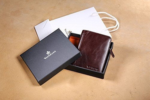 Billetera Con Capacidad Extra Cuero Genuino De Piel
