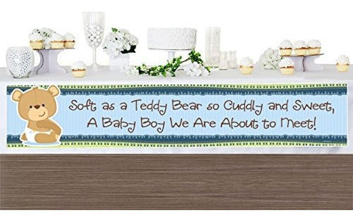 Niño Bebé Teddy - Baby Shower Decoraciones Fiesta Banner