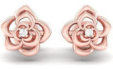 Colección Aretes Con Forma De Flor De Diamante
