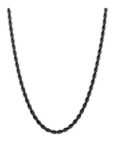Collar De Cadena De Cuerda De Acero Inoxidable