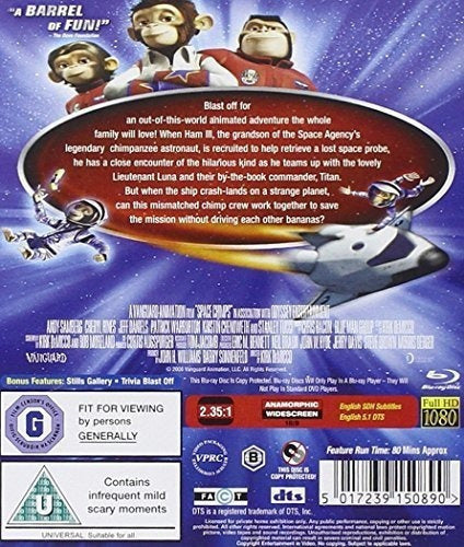 Chimpancés espaciales [blu-ray]