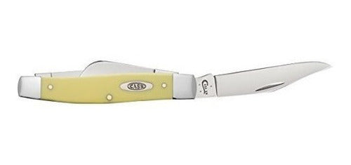 Navaja de bolsillo Sintético amarillo grande