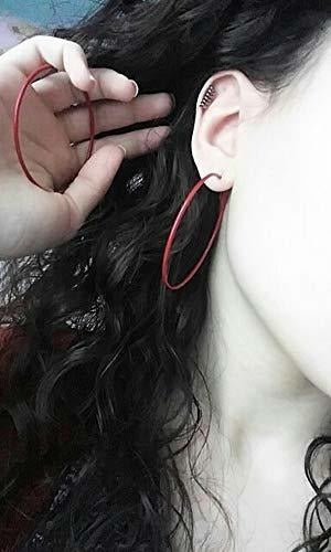 Pendientes De Aro Grande De Acero Inoxidable