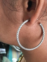 Pendientes De Aro Trenzado
