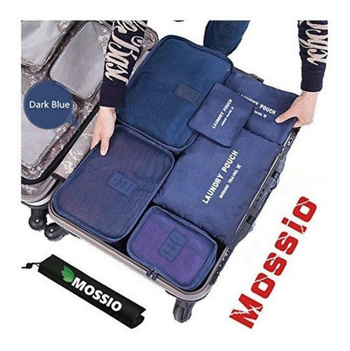 Set de 7 cubos de embalaje con bolsa pra viajar