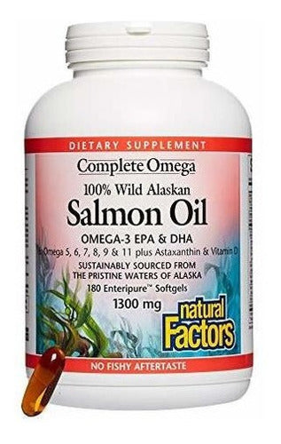 Factores Naturales: Completo El Aceite De Salmón De Alaska