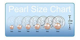 Pendientes De Perlas Cultivadas De Agua Dulce De Color Rosa