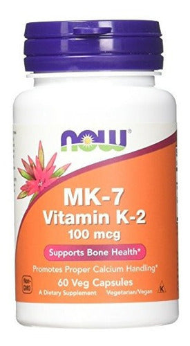 Cápsulas vegetales de vitamina K-2 (MK7)