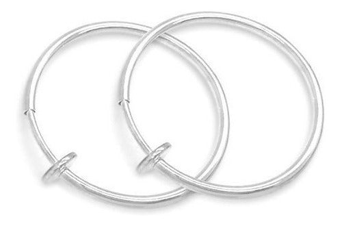 Pendientes Silver Spring Hoops Pendientes Clip