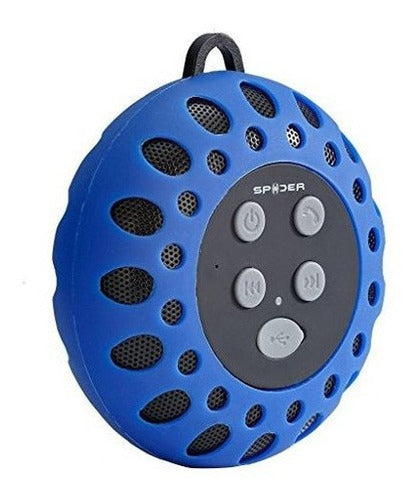 Altavoz Araña Impermeable Bluetooth Azul