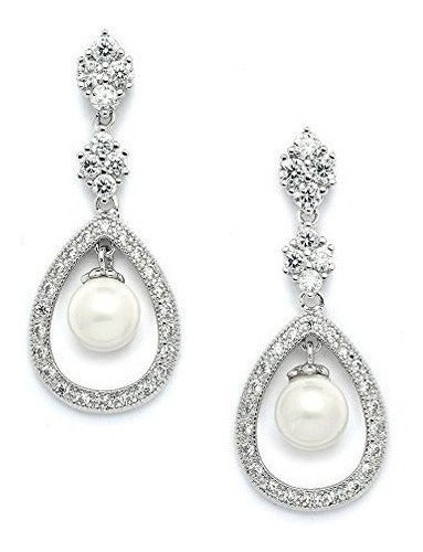 Pendientes colgantes de boda
