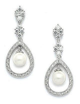 Pendientes colgantes de boda
