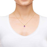 Collar Colgante Solitario