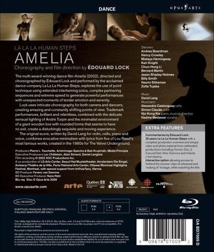 Lang: Amelia - Con La La La Human Steps blu-ray