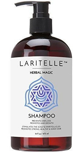 Laritelle Organic Champú Hipoalergénico Sin Perfume 17.5 Oz